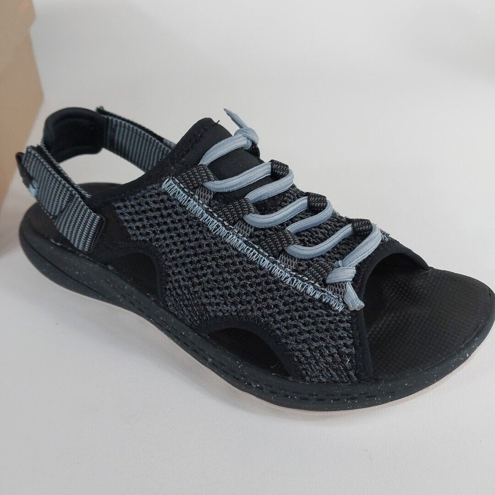 Merrell Womens‎ Size 6 Bungee Slingback Sandals Black J004552